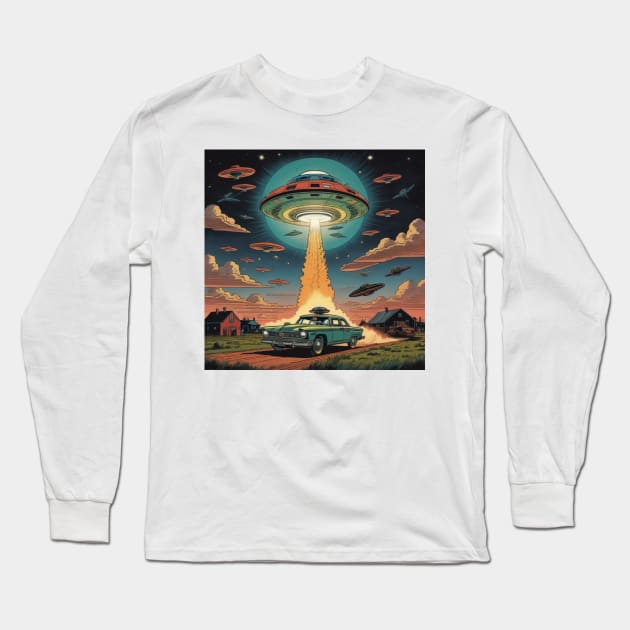 It's Above Me Long Sleeve T-Shirt by UFO CHRONICLES PODCAST